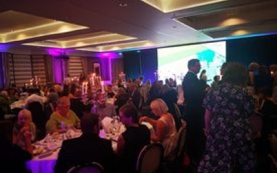 Entertaining at the Highland Ladies Business Awards