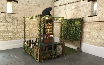 Our stunning Rustic Garden Photo Booth