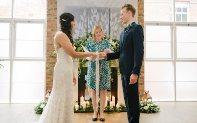 Tying the Knot as part of a Wedding Ceremony