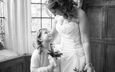 Bride and daughter 