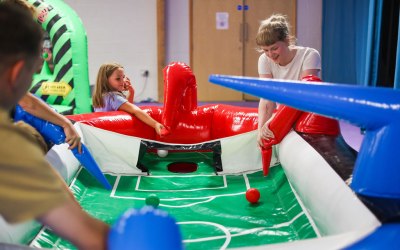 Inflatable games to bring people together