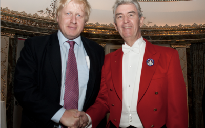 Glen with Boris Johnson.