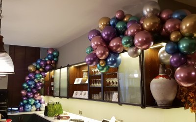Corporate event balloon decorations