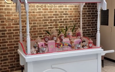 Corporate candy carts.