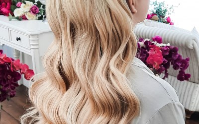 Soft Glam Waves by Brides By Rose