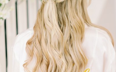 Half Up Half Down Hair by Brides By Rose