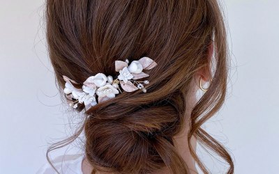 Relaxed Bridal Bun By Brides By Rose