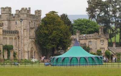 Giant bell tent marquee