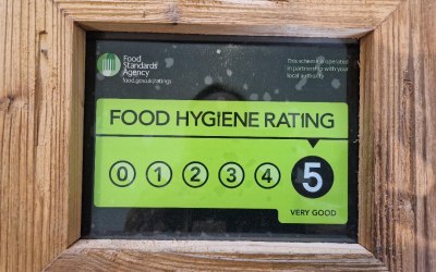 5 Star Food Safety Rating 