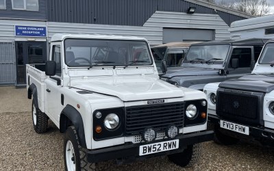 Our 2002 Land Rover High Capacity Pick Up truck 
