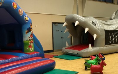triangle bouncy castles