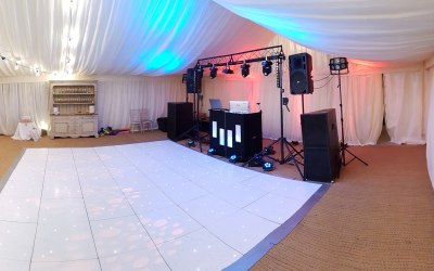 Our bigger setup for marquees and larger venues
