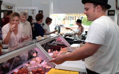 A look inside Alexandrina Victoria deli counter in Twyford, Berkshire