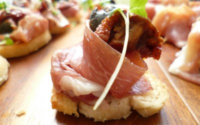 Fat Hog and Big Pan's Catering Canapes 
