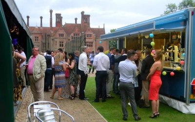 Marquee Wedding  Bar at Statley House