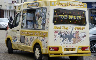 Our modern fleet of ice cream vans