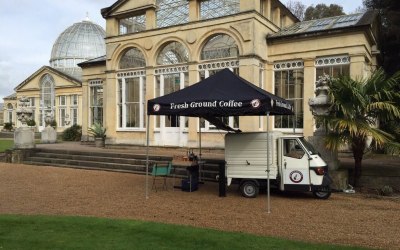 Mobile coffee van weddings