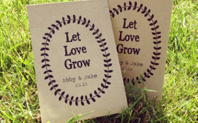 Personalised Seed Packet Favours