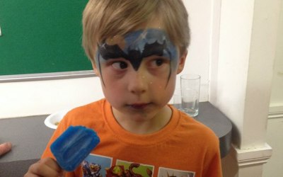 Boy's face painting
