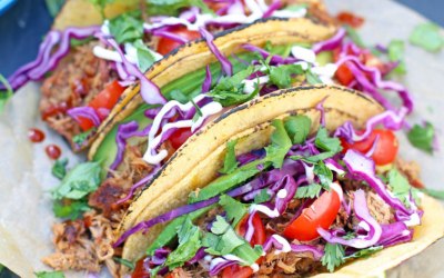 Smoked Pulled Pork Tacos 