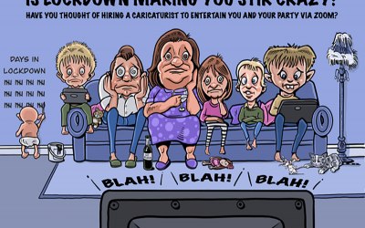 I am now offering to caricature at your event virtually via Zoom. 
