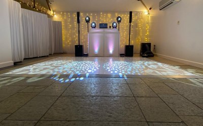 Wedding DJ Service with LED Starlit Dance Floor 