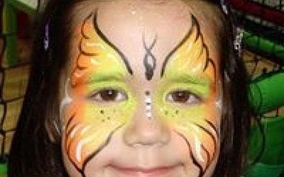 Butterfly face paint