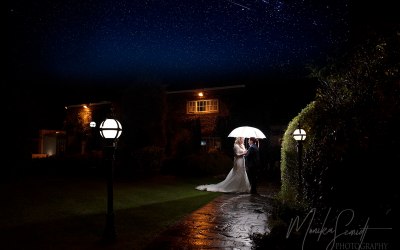 Wedding photos at night 