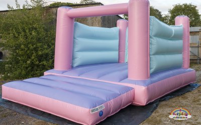 Pastel bouncy castle