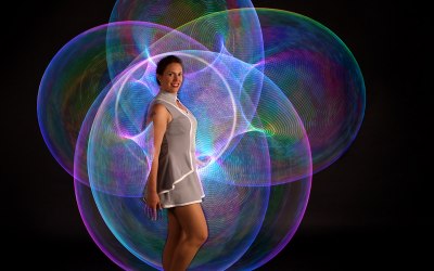 Glow hula hoop
