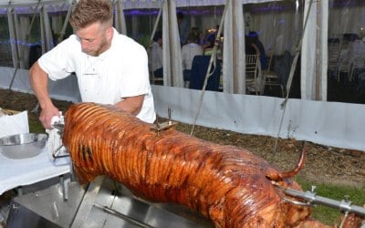 Suffolk free range pork hog roast
