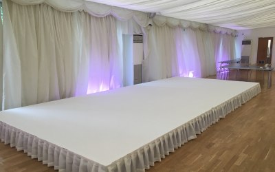 Staging Hire White Carpet