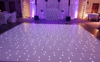 Star lit dance floors available upon request 