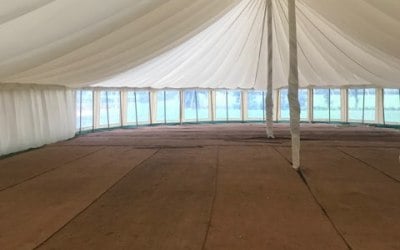 Traditional Marquee  dressed 