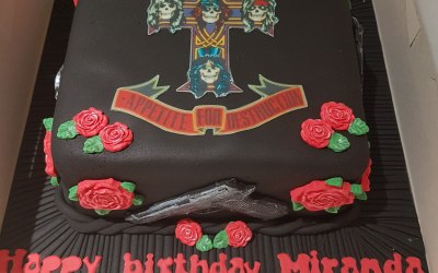 Guns n roses cake 