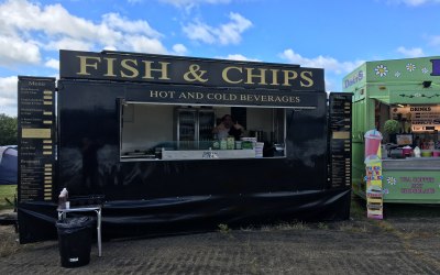 Fish and chip unit , hand battererd cod 