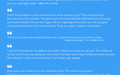testimonials from our happy clients and kids