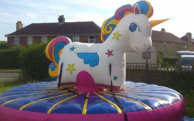 Our Manual Unicorn Rodeo is Brilliant as you dont need an operator, you all get involved and is ideal for adults and kids. Its alot bigger than what customers think n everyone loves it