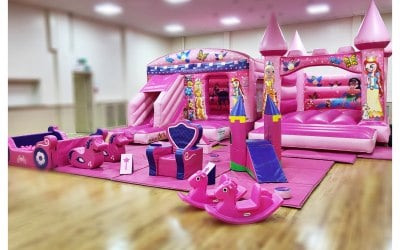 Princess themed Bouncy Castle & Soft Play Package