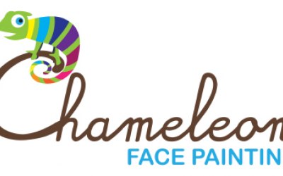 Chameleon Face Painting