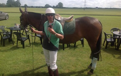 Chocolate break at Sussex Polo