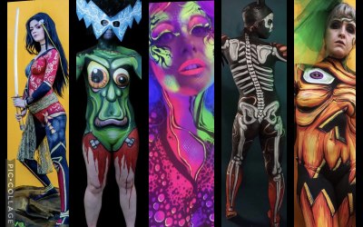 Bodypaint for TV/film/stage/advertising