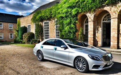 Aura Wedding Cars Mercedes Benz S Class at Hemswell Cliff in Lincolnshire