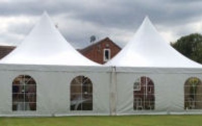 2 x Pagoda Marquee's Joined