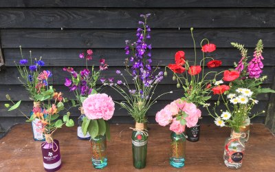 DIY flowers for venue decorations