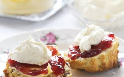 Afternoon tea - scones and clotted cream