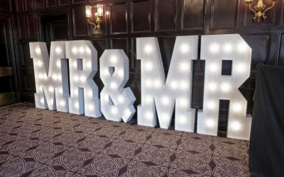 5FT Led Mr & Mr for a wedding at the County Hotel Newcastle