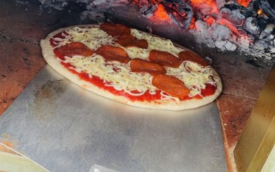 Wood fired pizza