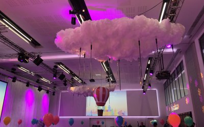 5M clouds we made for a Corporate Event