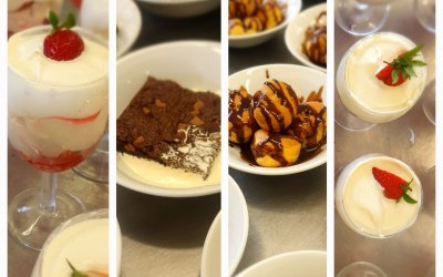 a lovely range of desserts for everyone